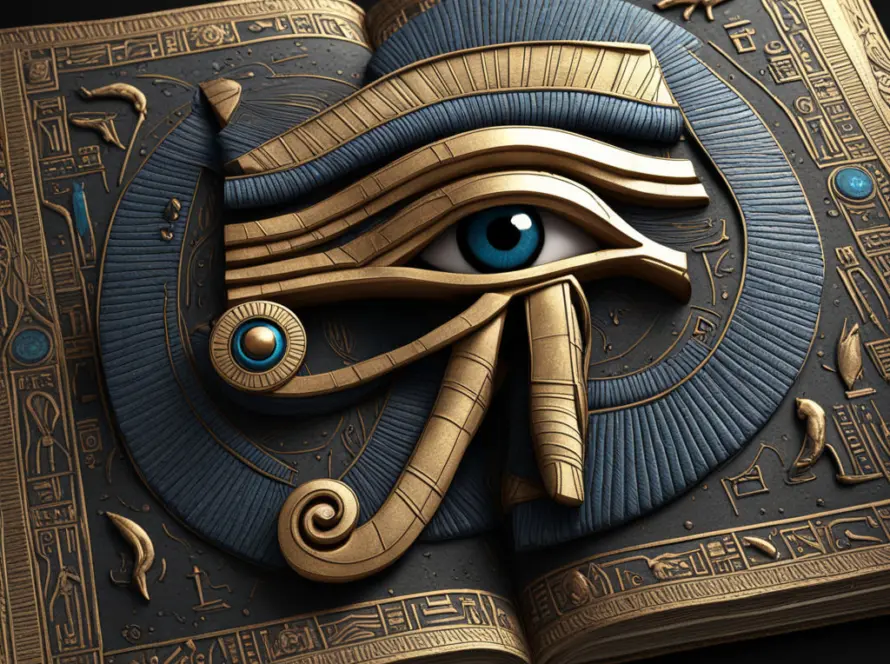 Ancient Egyptian branding, Eye of horus book