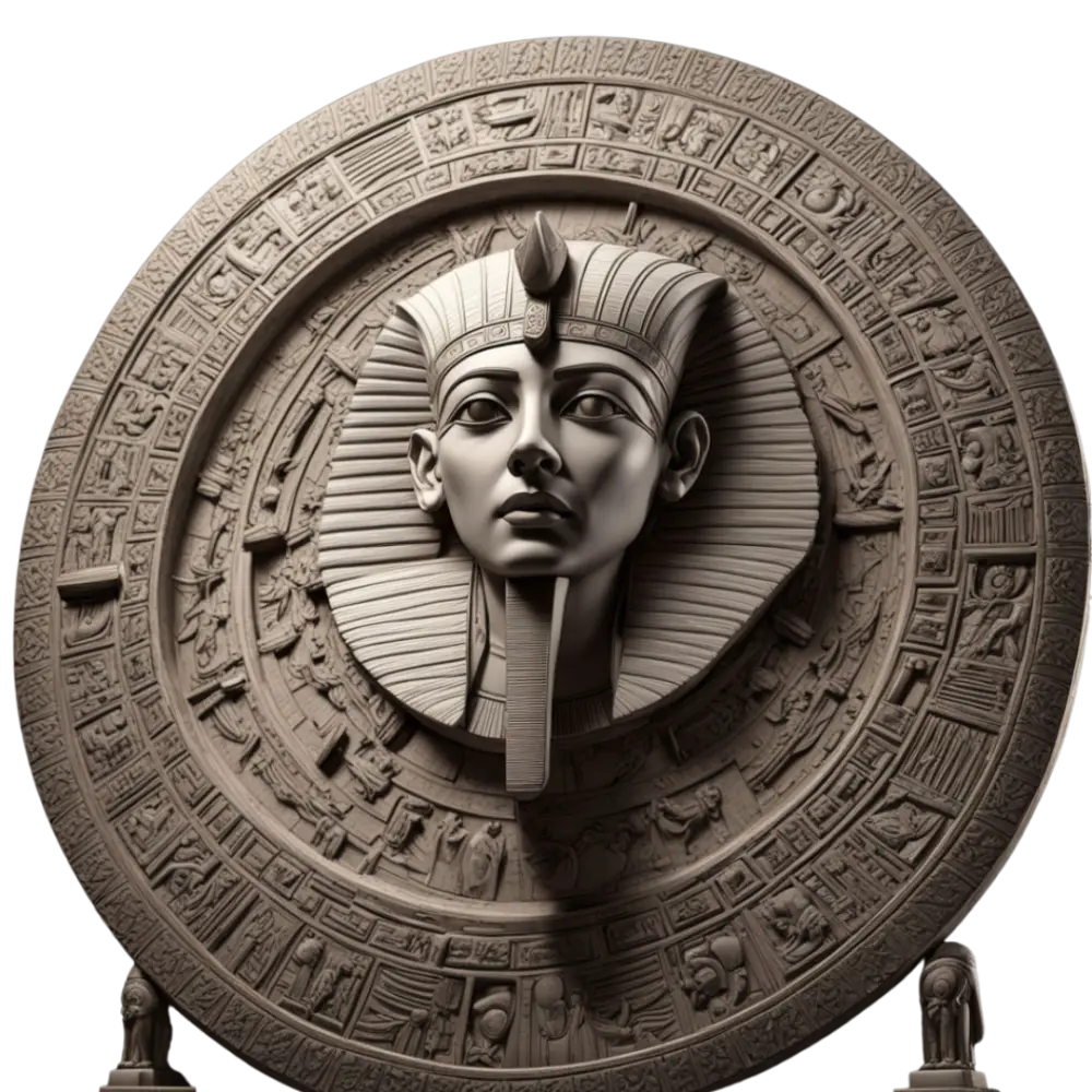 wheel of a ancient egyptian