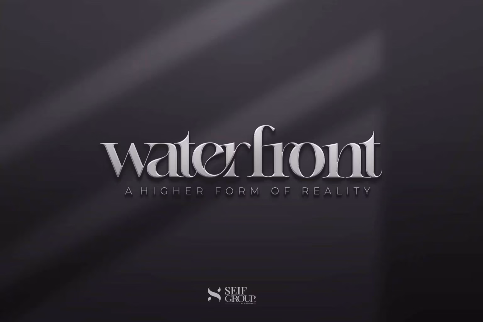 Waterfront by Seif Group identity featured in Udjat’s real estate case study in Alexandria