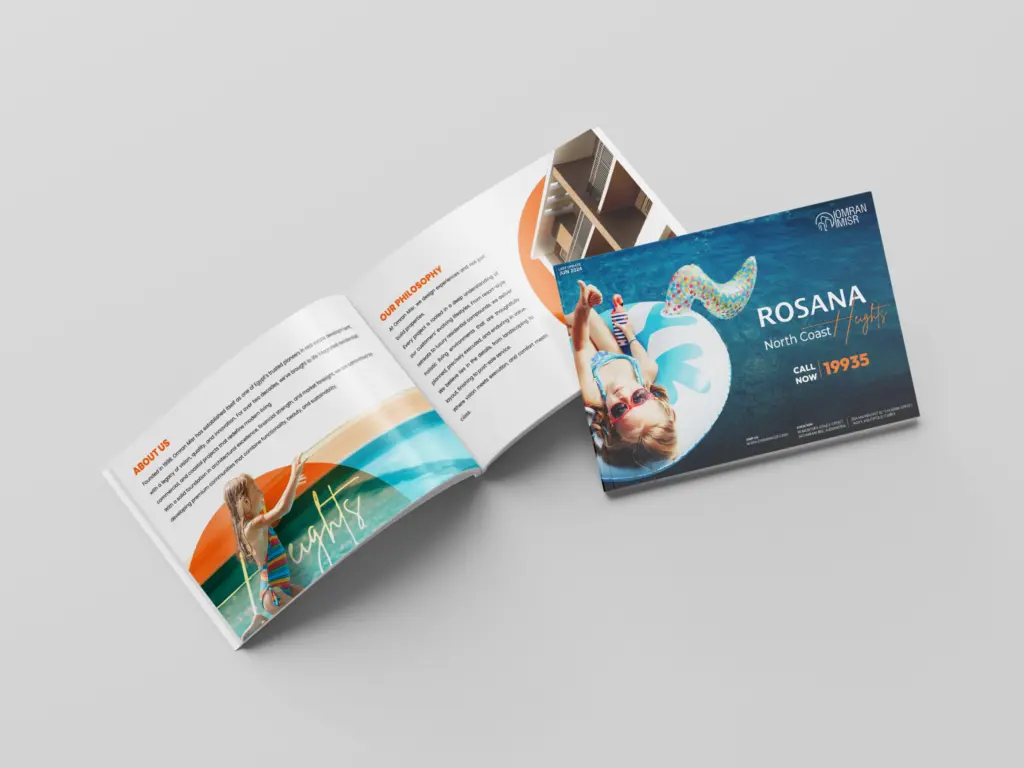 Perfect Binding Brochure Mockup 5